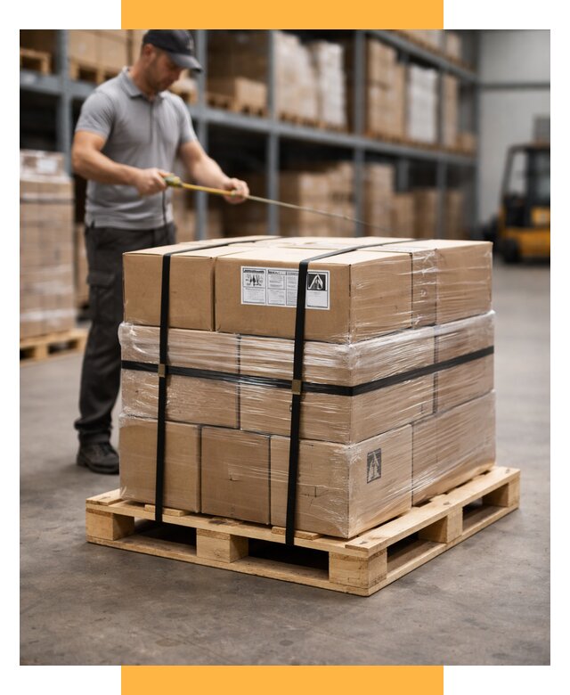 Упаковка и паллетирование грузов от 3628 р. | СетСервис-Арт