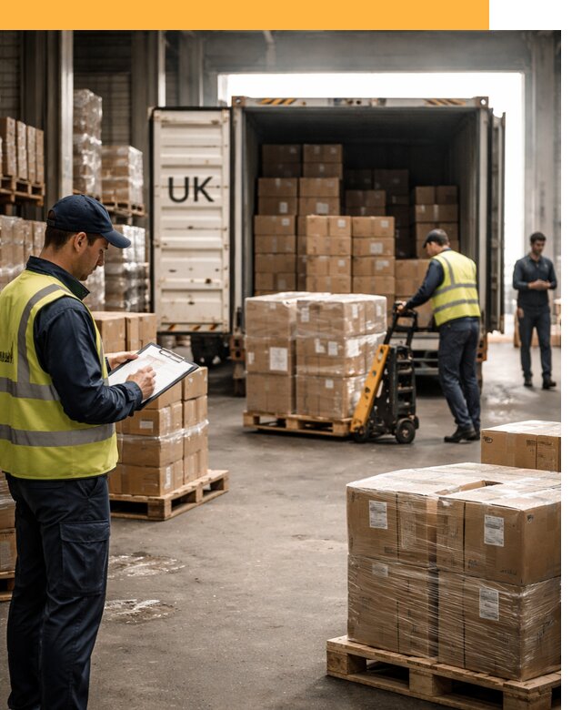 Доставка грузов из Великобритании с таможенным оформлением от 12959