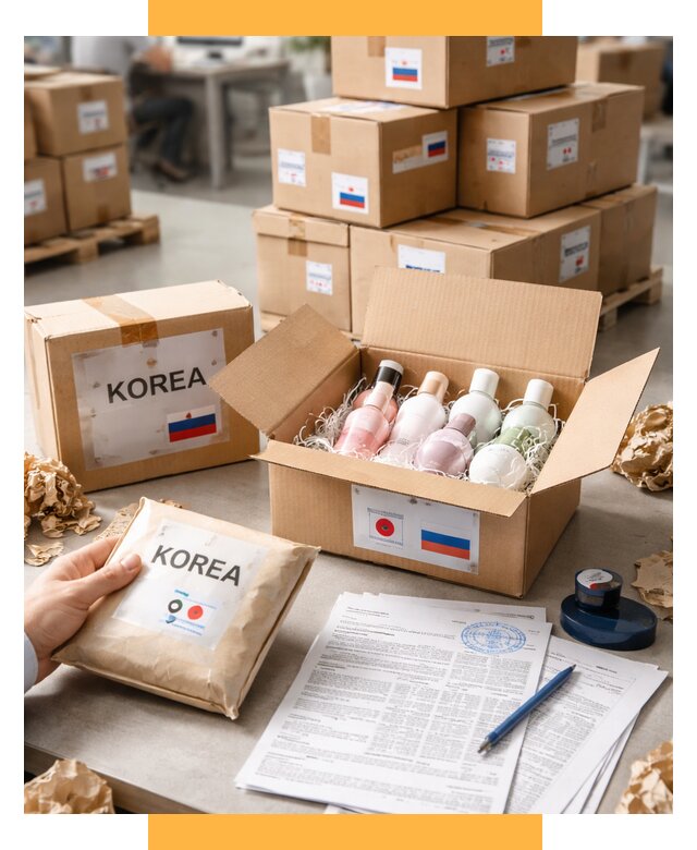 Доставка косметики из Кореи от 8812 р. под ключ | СетСервис-Арт