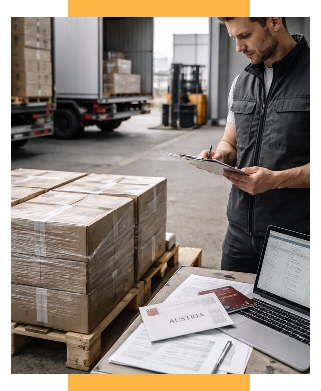 Доставка в Австрию от 67386 р. Логистика и экспорт СетСервис-Арт