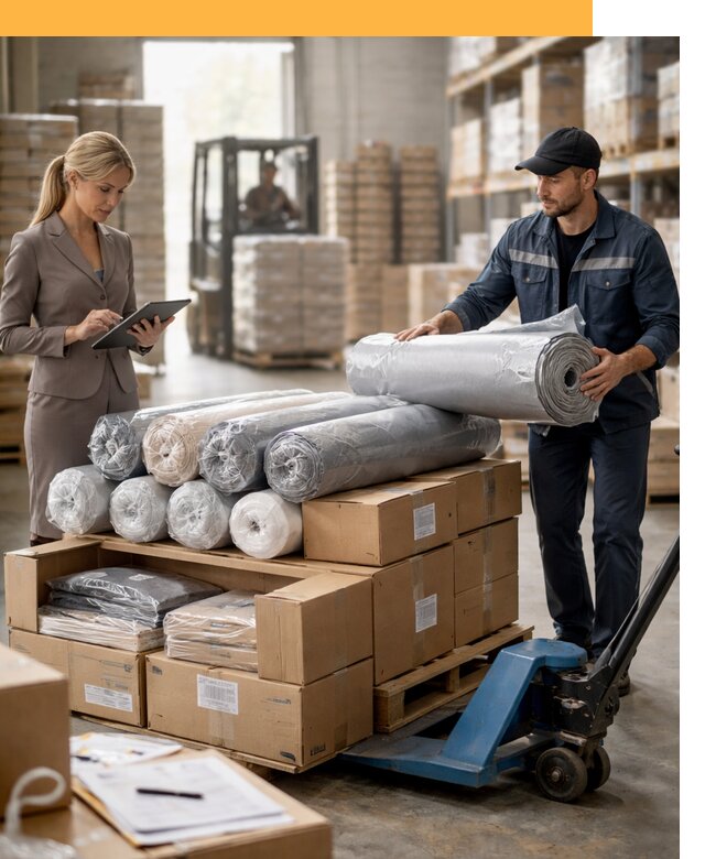 Перевозка текстиля по миру от 15551 руб. с таможней и страхованием