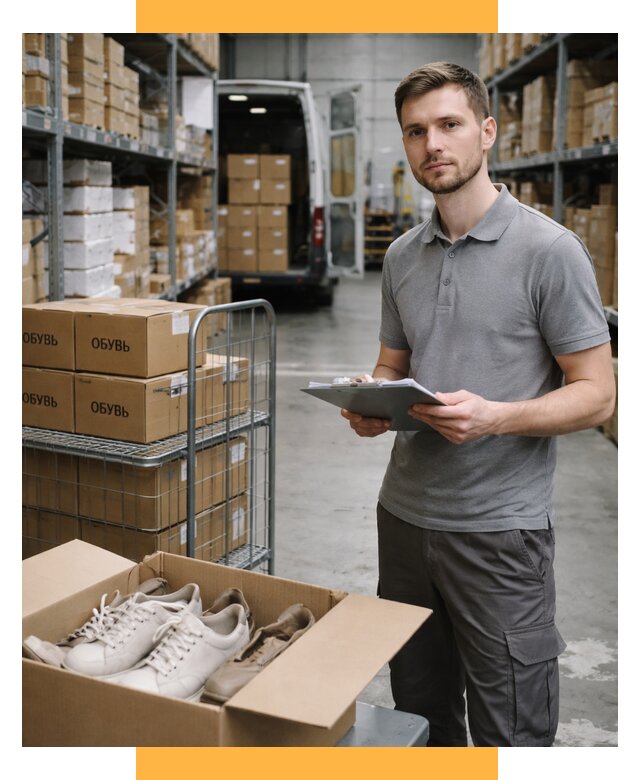 Доставка обуви из Китая и Турции от 4665 р. СетСервис-Арт