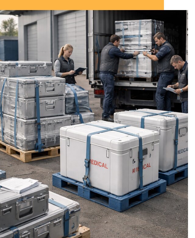 Перевозка медицинского оборудования по всему миру от 15551 руб