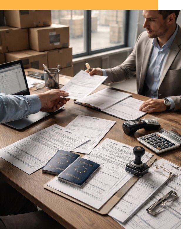 Таможенное оформление грузов из Европы от 8812 руб