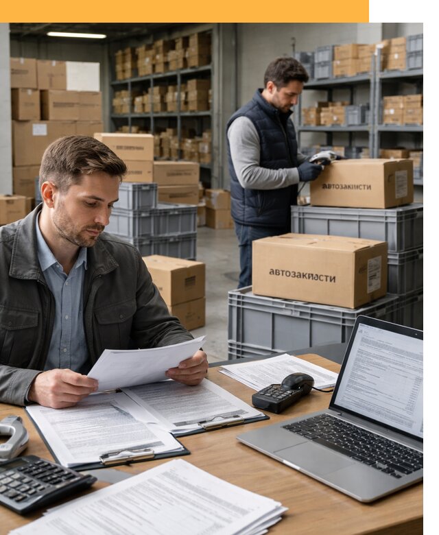 Таможенное оформление автозапчастей по выгодным тарифам от 8812