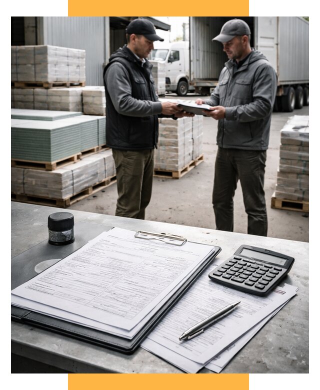 Таможенное оформление стройматериалов от 8812 р. | СетСервис-Арт